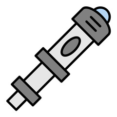 Telescope Line Color Icon