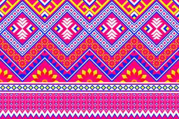 ethnic geometric seamless pattern. Can be used in fabric design for clothes, accessories, decorative paper, wrapping, Vector, illustration