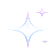 3D Pastel Sparkle