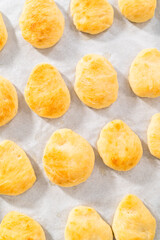 Homemade naan dippers