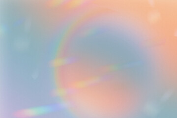 Prism Iridescent Light Leak Background