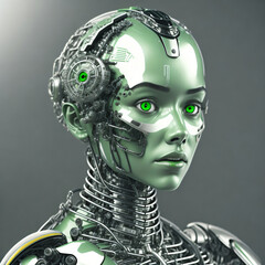 artificial intelligence, AI, Cyborg, Woman 