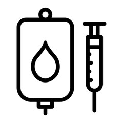 medicine line icon