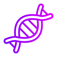 dna structure gradient icon