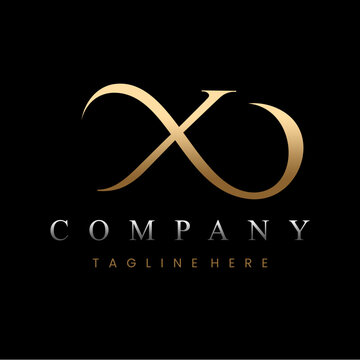 Golden Luxury Letter A Logo Design