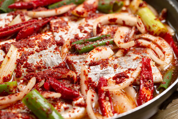fish stewed in spicy sauce