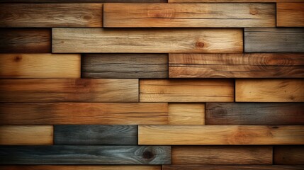 Abstract surface is made of wooden boards,Wood background,AI generated.
