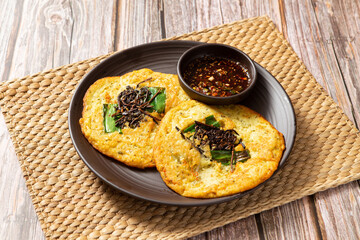 Mung Bean Pancake ,Korean food	