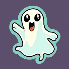 Ghost Cartoon Illustration