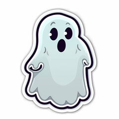 Ghost Cartoon Illustration