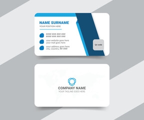 Modern and creative medical professional business card design

