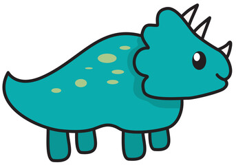 Cute Triceratops