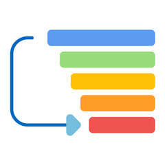 Fototapeta premium Low Priority Icon