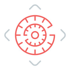 Obraz premium Focus Icon