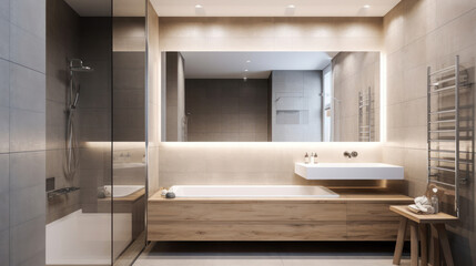 Interior of a Urban Modern Bathroom