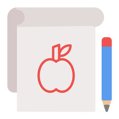 Obraz premium Sketch Book Icon