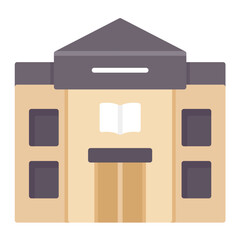 Library Building Icon