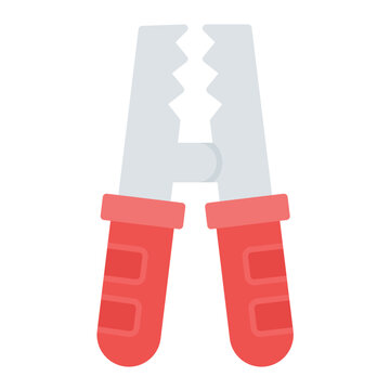 red and gray clamp tool clip art preview