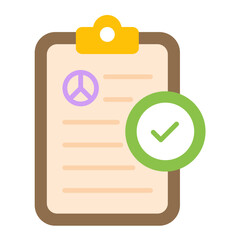 Fototapeta premium Approved Icon