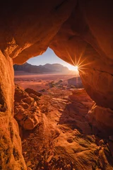 Amazing and spectacular landscapes of Wadi Rum desert in Jordan. Dunes, rocks are all Beautiful weather gives the climate to this place.