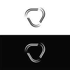 Circle vector logo template design