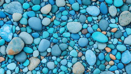 background of blue stones
