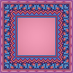 Vector abstract decorative ethnic ornamental illustration