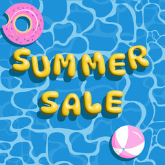 Pool Summer Sale Artwork