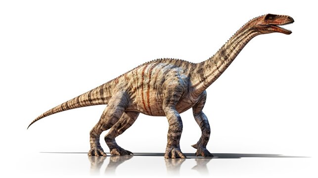 Plateosaurus, a dinosaur that lived millions of years ago.Generative AI