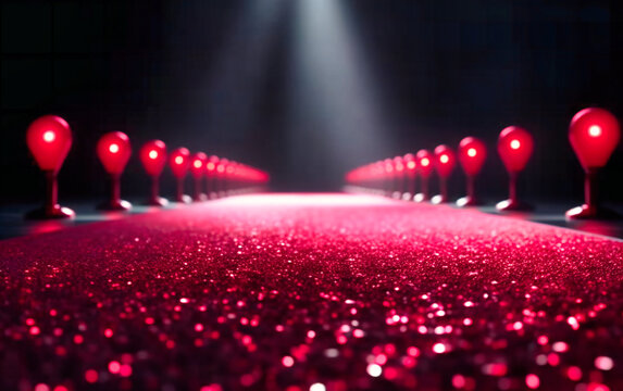 glimmer shiny red carpet light stock videos royalty free footage