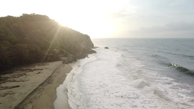 The stunning coastline of Tayrona National Park, Colombia!