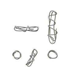 Metalic Wire3D Alphabet or PNG Letters