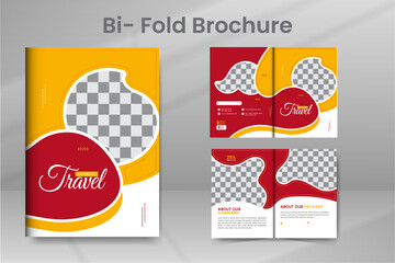 Brochure Design Layout for Travel Agency