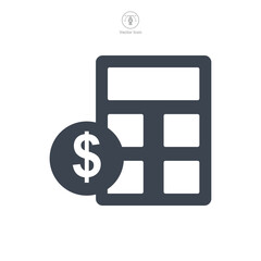budget icon symbol template for graphic and web design collection logo vector illustration