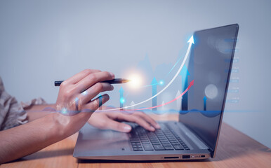 Strategy planning business goals,target,Business use smartphones to analyze trading data on the futuristic virtual interface screens.