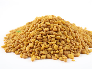 buckwheat on a white isolated background 