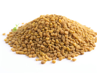 buckwheat on a white isolated background 