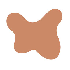 Beige neutral abstract modern shape