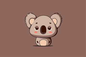 Cute Brown Koala Bear
