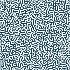 Monochrome reaction diffusion organic turing pattern background