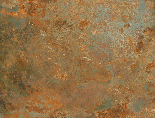 Old rusty metal texture. Grunge background wallpaper