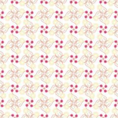 twirl swirl floral seamless pattern.
