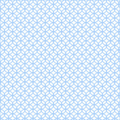 White Isometric Blueprint with Circles Floral Stitching Pattern Background