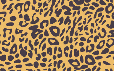 Abstract modern leopard seamless pattern. Animals trendy background. Color decorative vector stock illustration for print, card, postcard, fabric, textile. Modern ornament of stylized skin