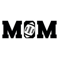 Mom Football SVG