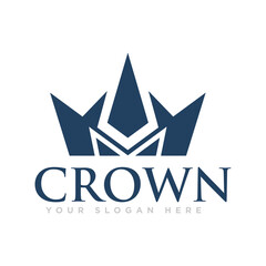 Crown Kingdom Logo Design Illustration