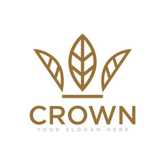 Crown Kingdom Logo Design Illustration