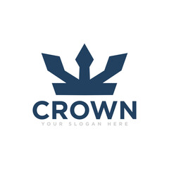 Obraz premium Crown Kingdom Logo Design Illustration