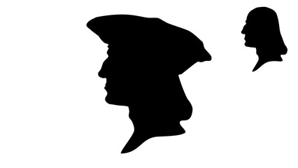 Maximilian I silhouette, Holy Roman Emperor