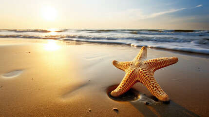 Obraz na płótnie Canvas Starfish on the beach